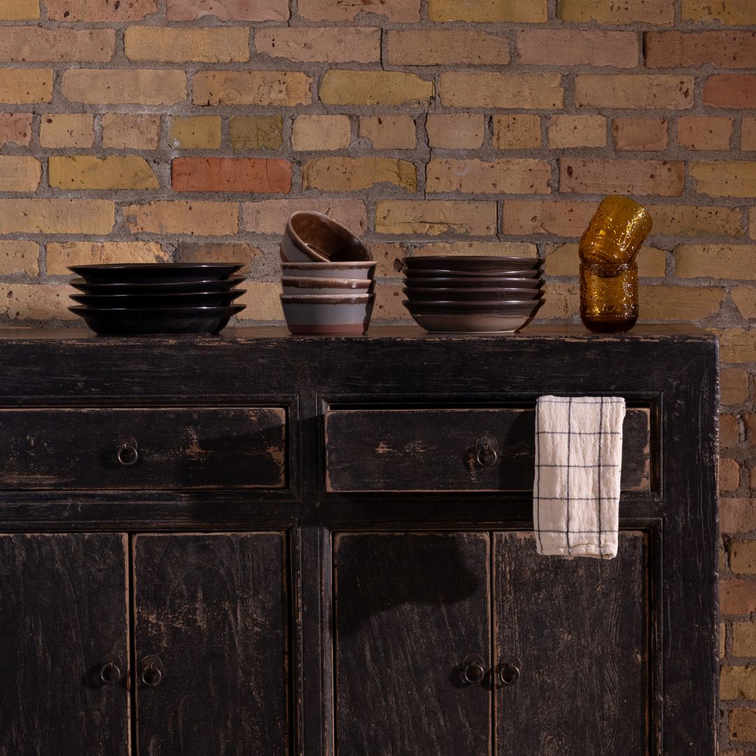 Amber Embossed Drinking Glass - Glassware & Mugs - Hello Norden