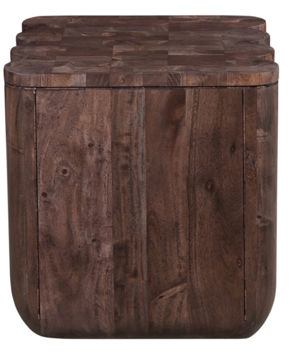 Bo Walnut Fluted End Table - Side Table - Hello Norden