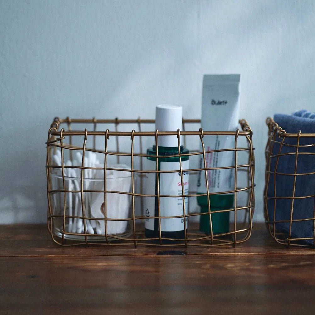 Brass Basket - Baskets & Storage - Hello Norden