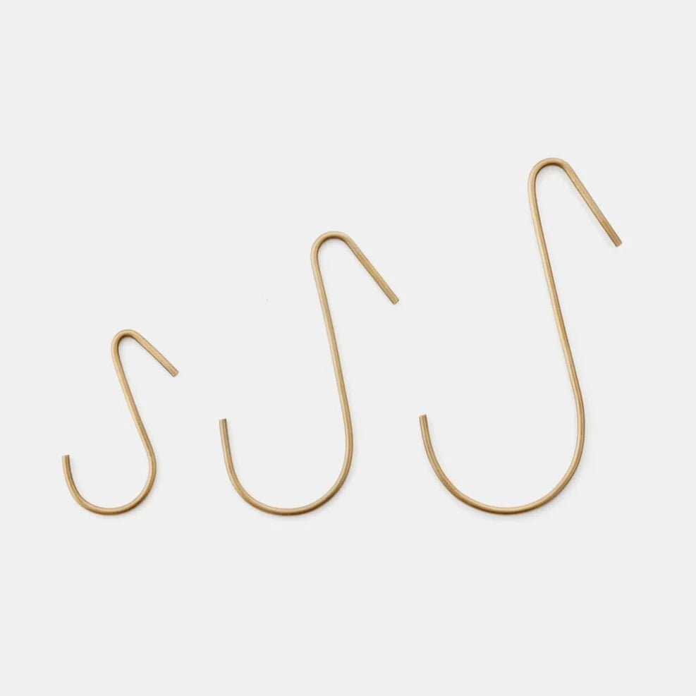 Brass J Hook - Utility & Hardware - Hello Norden