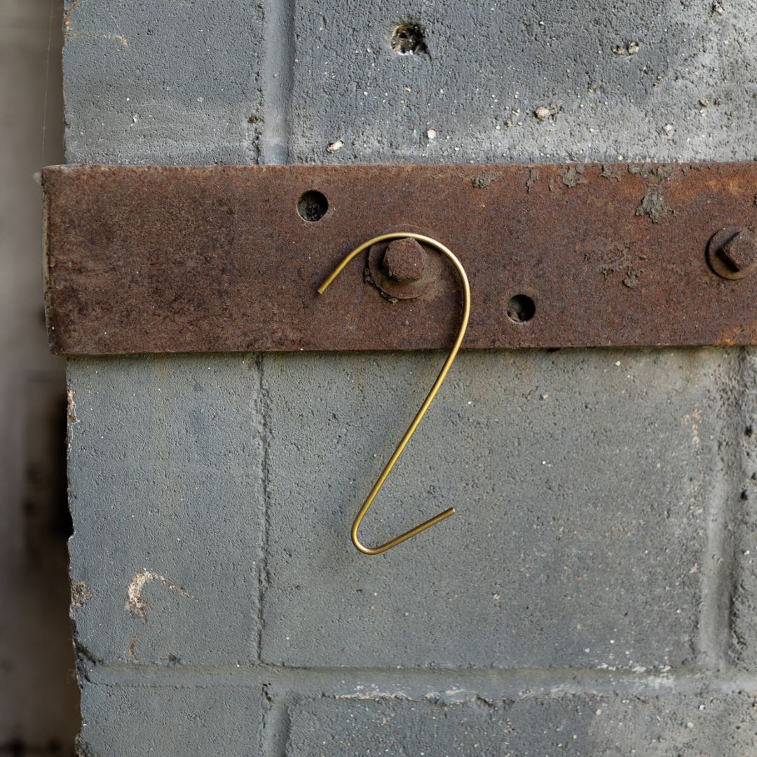 Brass J Hook - Utility & Hardware - Hello Norden