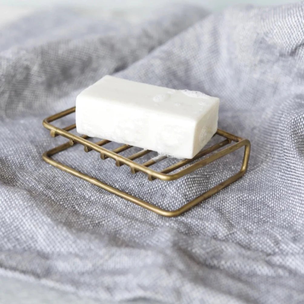 Brass Soap Stand - Apothecary Accessories - Hello Norden