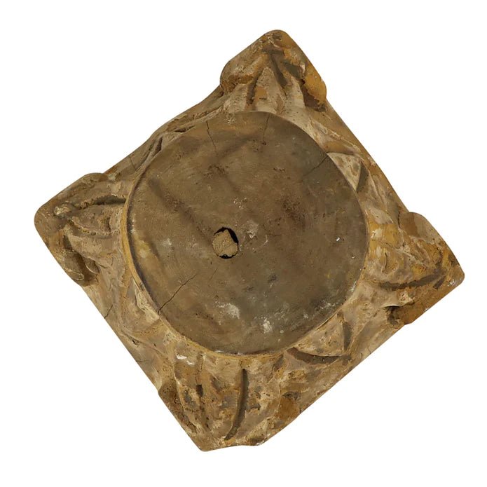 Carved Pillar Base - Sculptures & Statues - Hello Norden