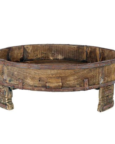 Carved Village Grinding Table - Decorative Objects - Hello Norden