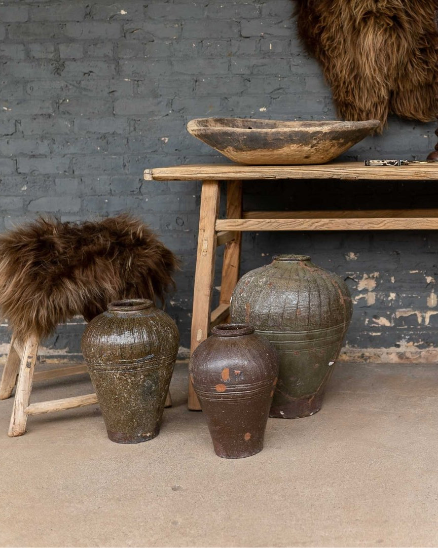 Vintage Clay Vase - Planters & Pots - Hello Norden