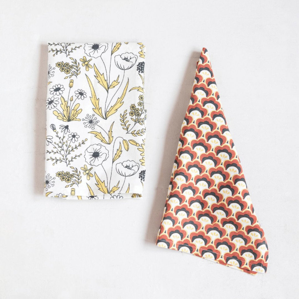 Ebba Geometric & Floral Kitchen Towels - Kitchen Towels - Hello Norden