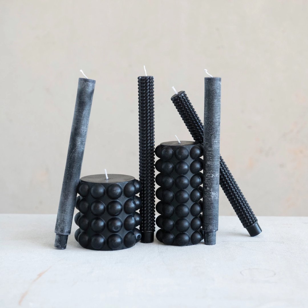 Hansa Hobnail Taper Candles - Candles - Hello Norden