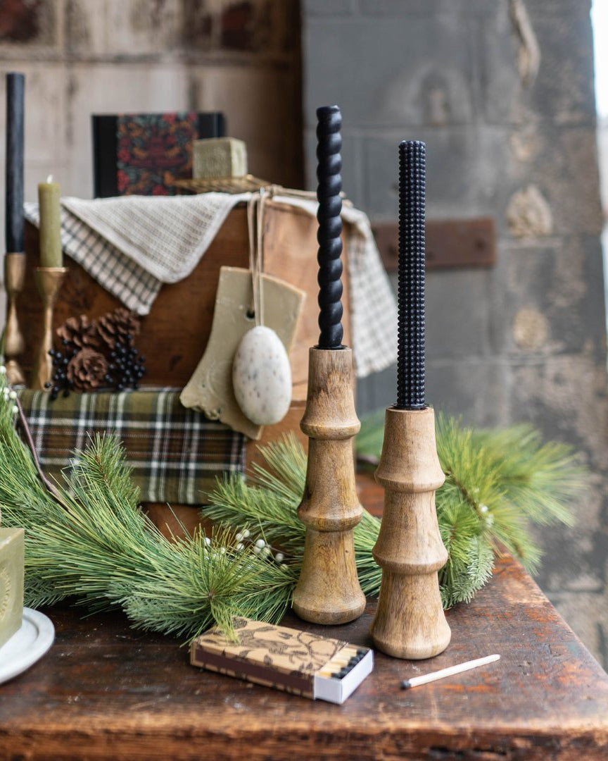 Hansa Hobnail Taper Candles - Candles - Hello Norden