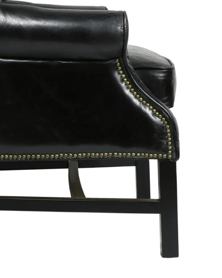 Holmes Wingback Leather Chair - Arm Chairs, Recliners & Sleeper Chairs - Hello Norden