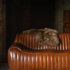 Icelandic Sheepskin Throw Rug - Dyed Brown - Rugs - Hello Norden