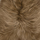 Icelandic Sheepskin Throw Rug - Dyed Brown - Rugs - Hello Norden