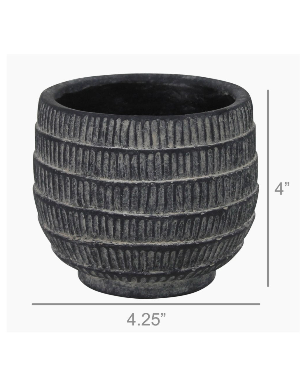 Inga Cement Planter - Planters & Pots - Hello Norden