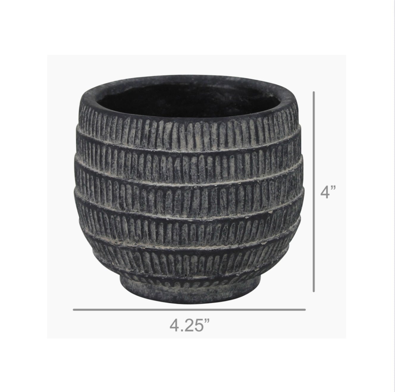 Inga Cement Planter - Planters & Pots - Hello Norden