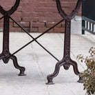 Ingrid Long Marble Bistro Table - Tables - Hello Norden