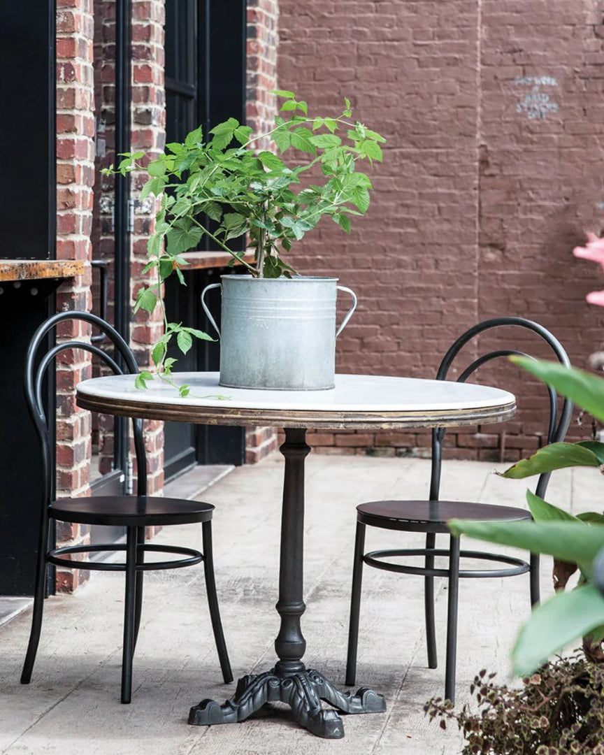 Ingrid Round Marble Bistro Table - Tables - Hello Norden