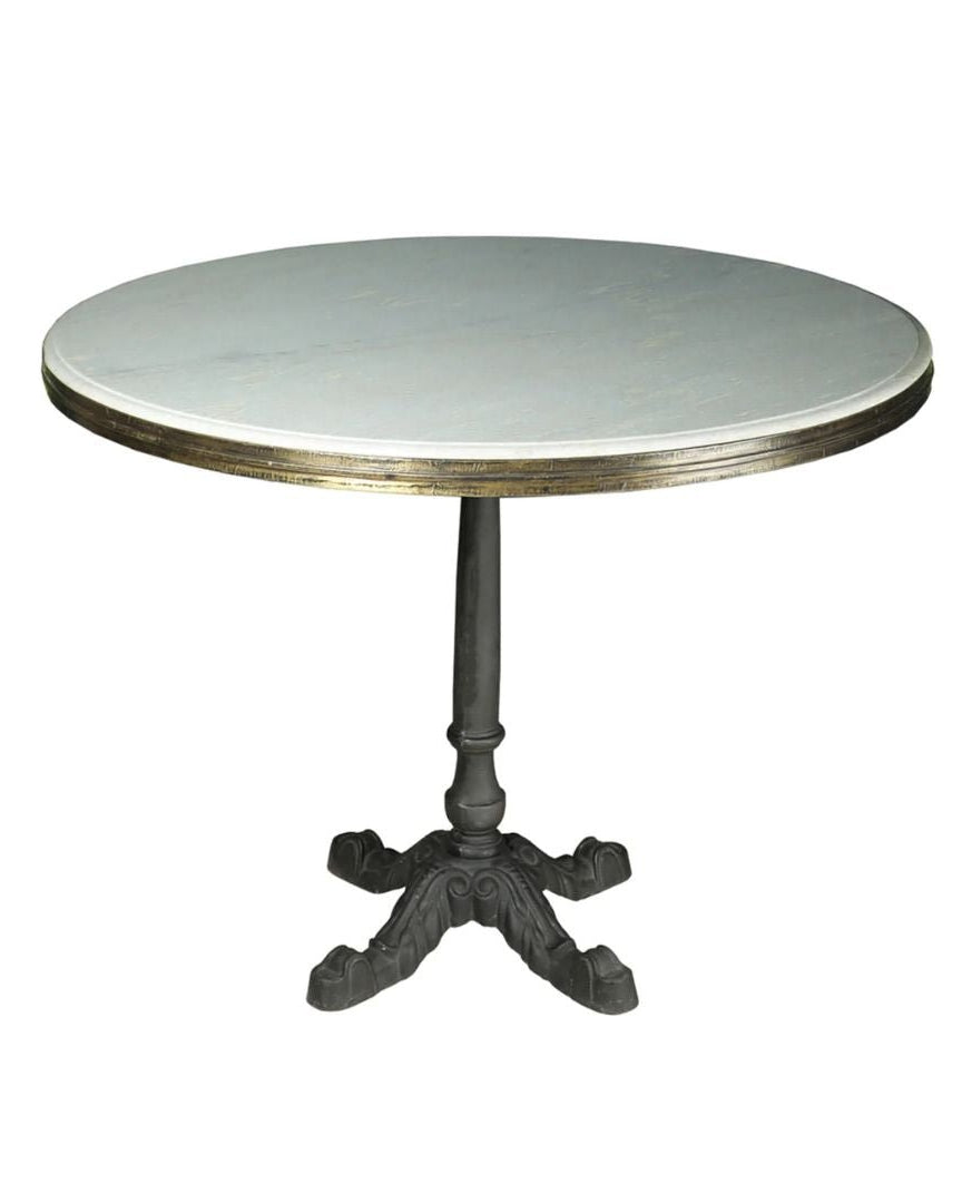 Ingrid Round Marble Bistro Table - Tables - Hello Norden