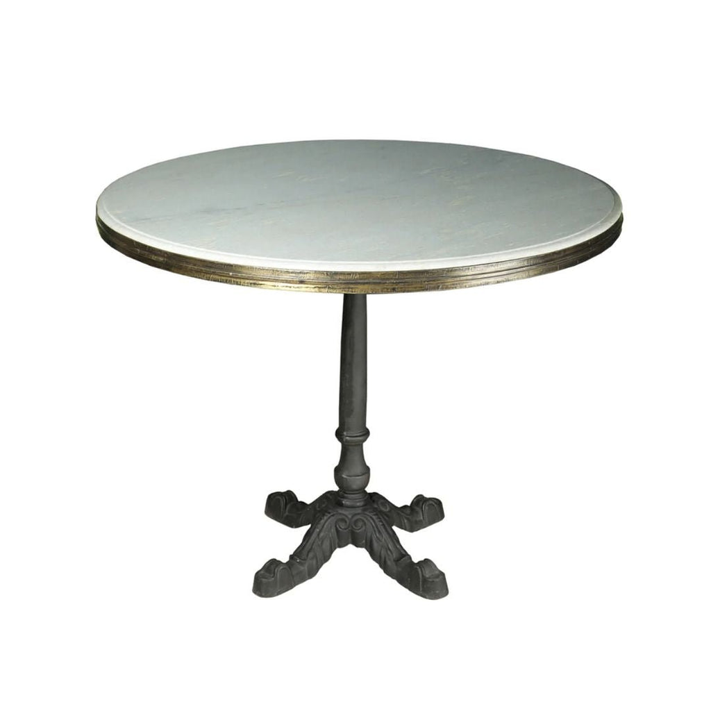 Ingrid Round Marble Bistro Table - Tables - Hello Norden