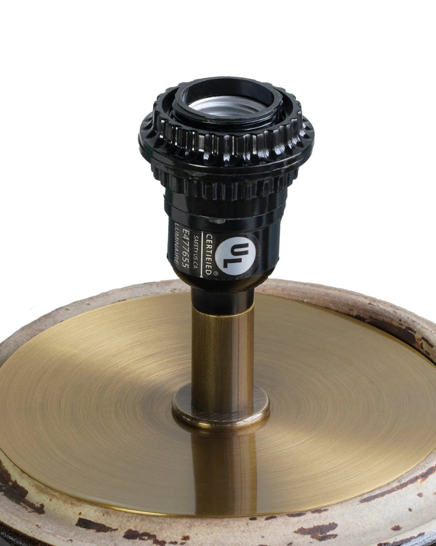 Lamont Glazed Pot Table Lamp - Table Lamp - Hello Norden