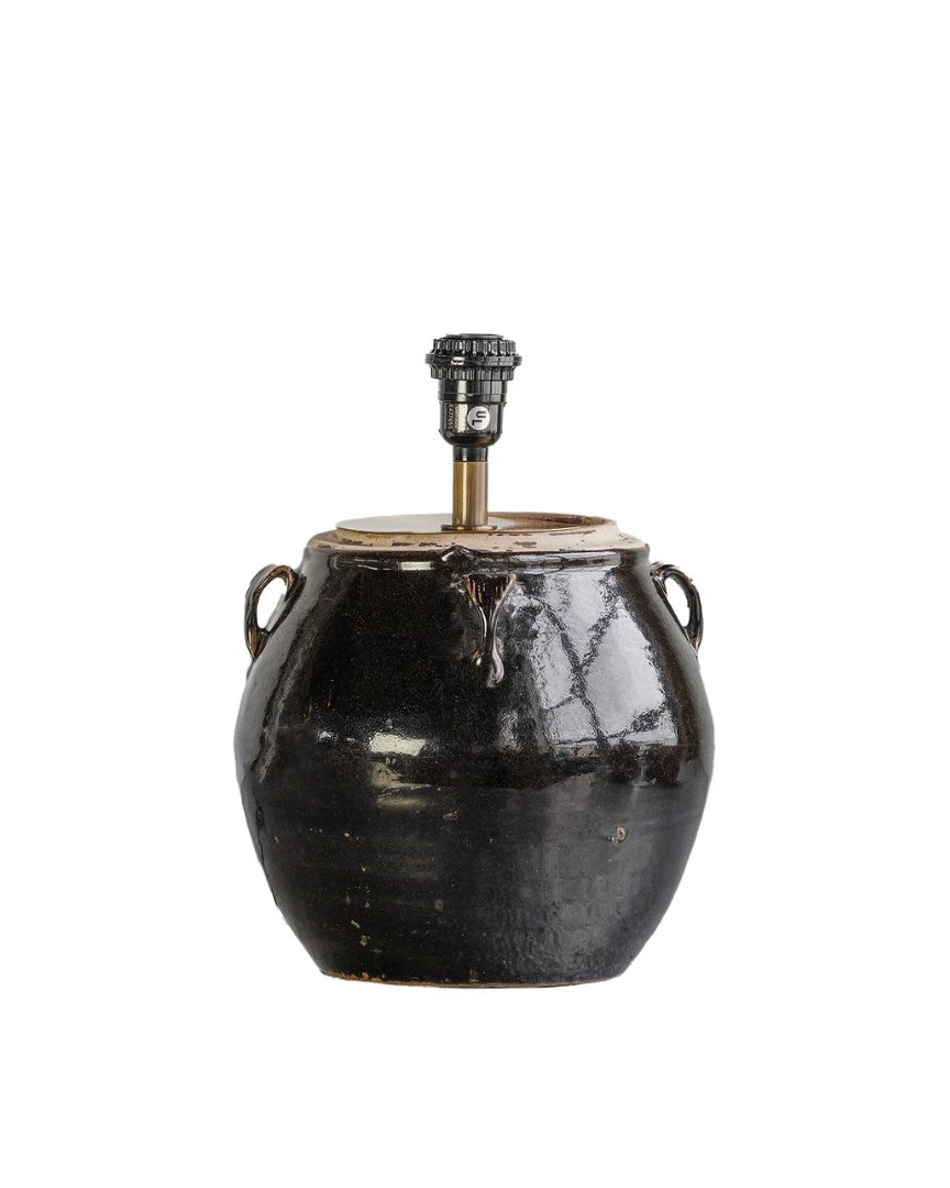 Lamont Glazed Pot Table Lamp - Table Lamp - Hello Norden