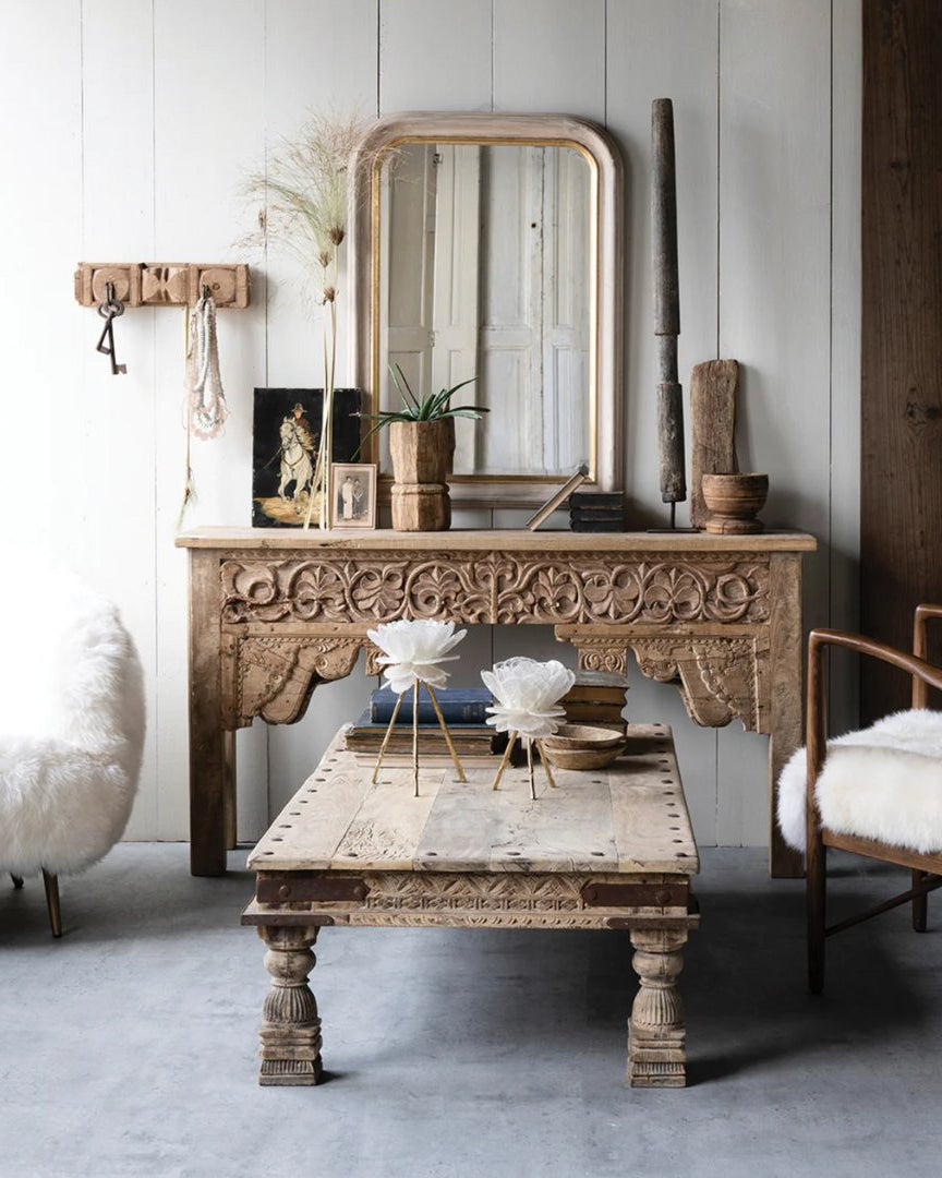 Linden Architectural Salvage Console Table - Consoles - Hello Norden