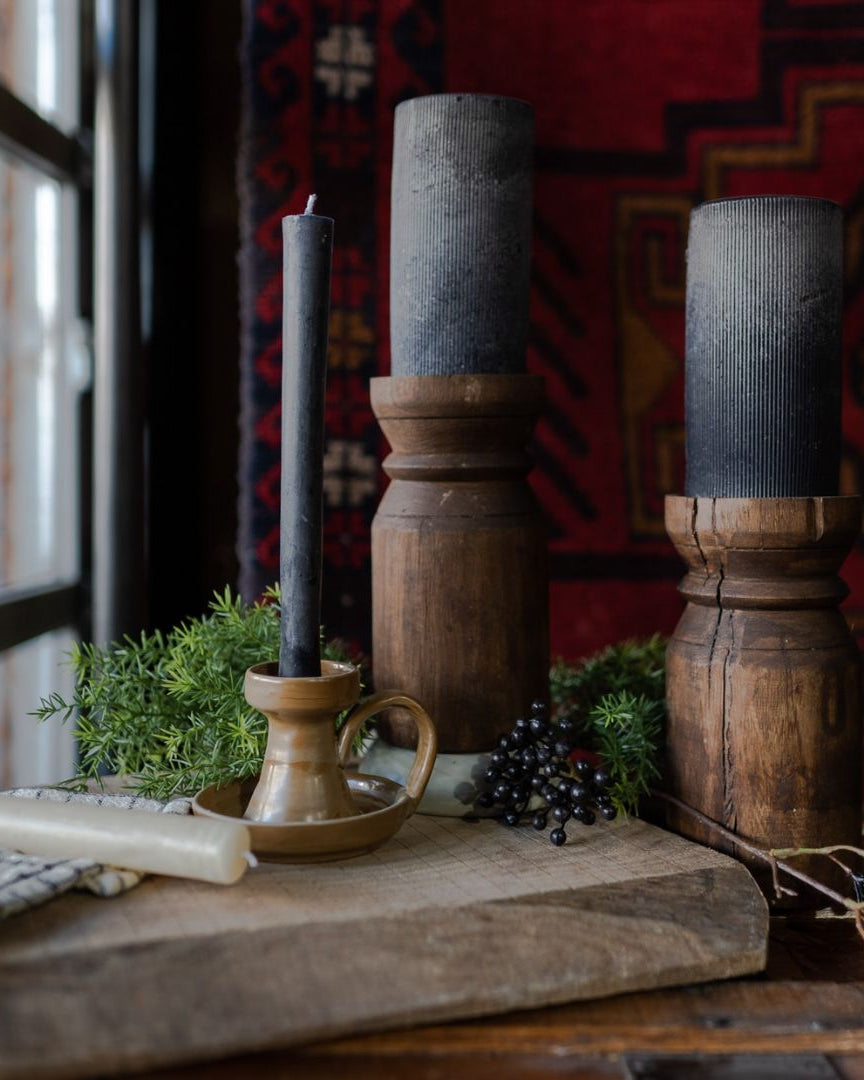 Pleated Pillar Candle - Candles - Hello Norden