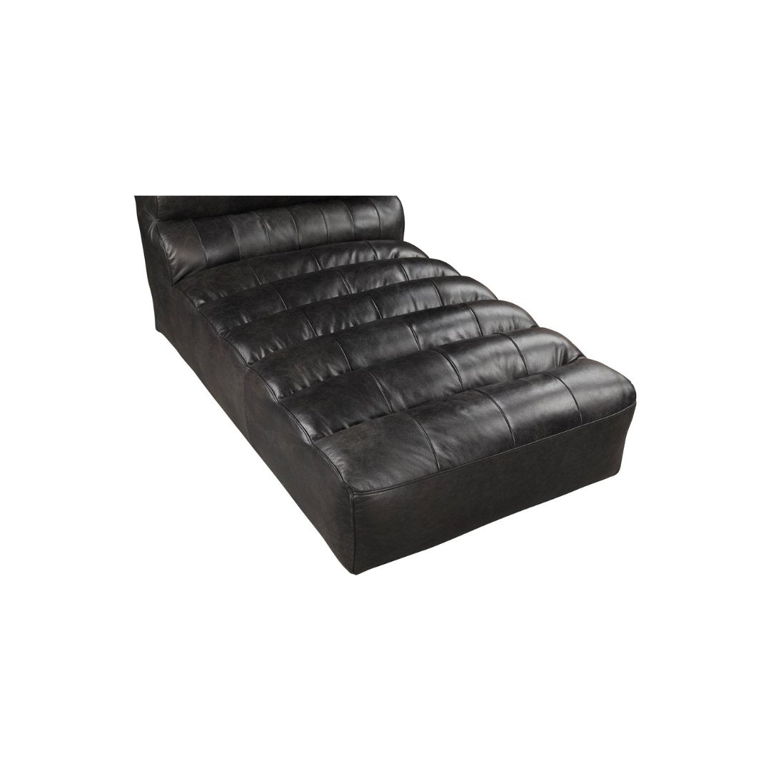 Rainor Leather Chaise - Chaises - Hello Norden