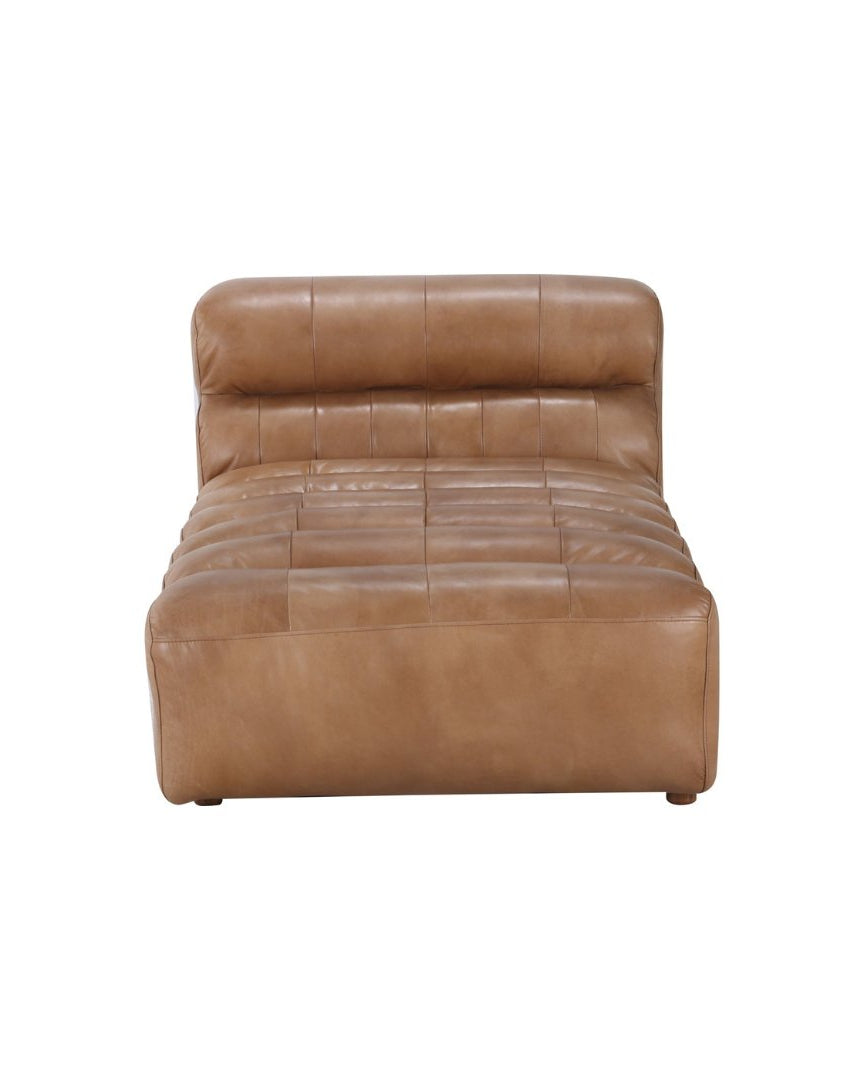 Rainor Leather Chaise - Chaises - Hello Norden