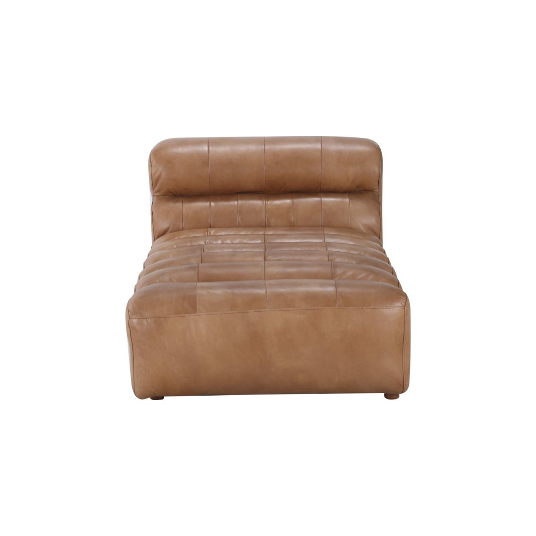 Rainor Leather Chaise - Chaises - Hello Norden