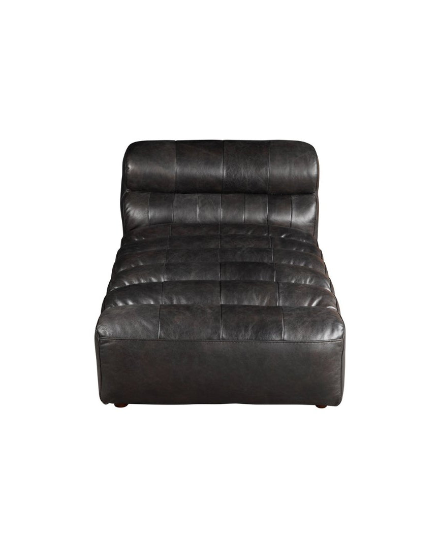 Rainor Leather Chaise - Chaises - Hello Norden