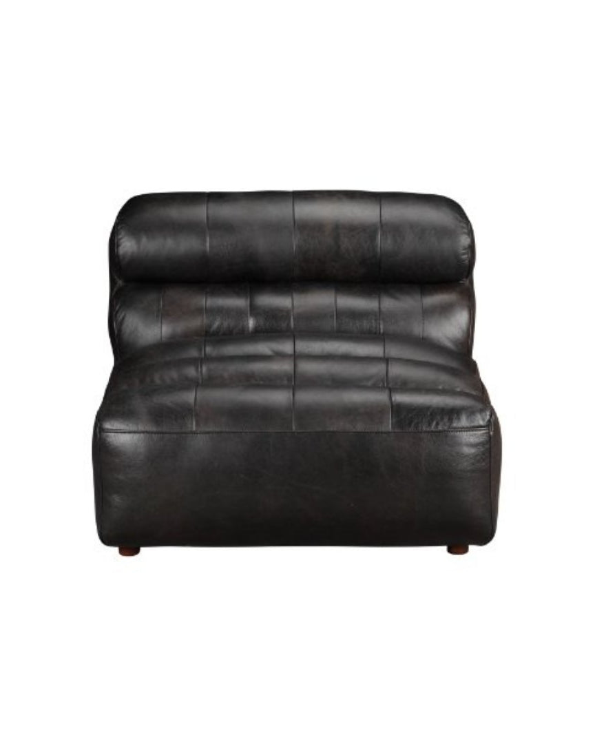 Rainor Leather Slipper Chair - Slipper Chairs - Hello Norden