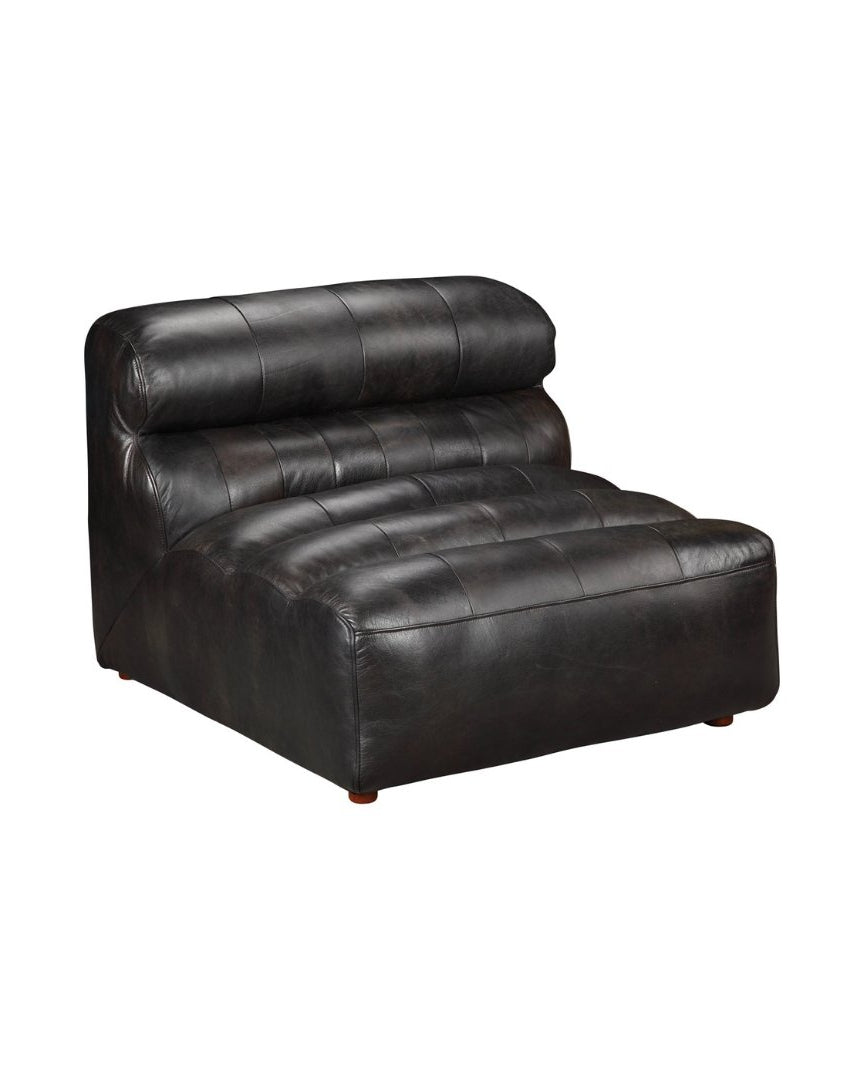 Rainor Leather Slipper Chair - Slipper Chairs - Hello Norden