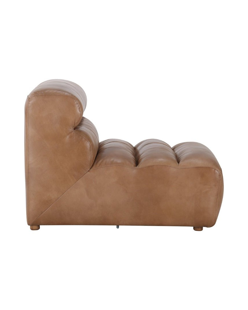Rainor Leather Slipper Chair - Slipper Chairs - Hello Norden