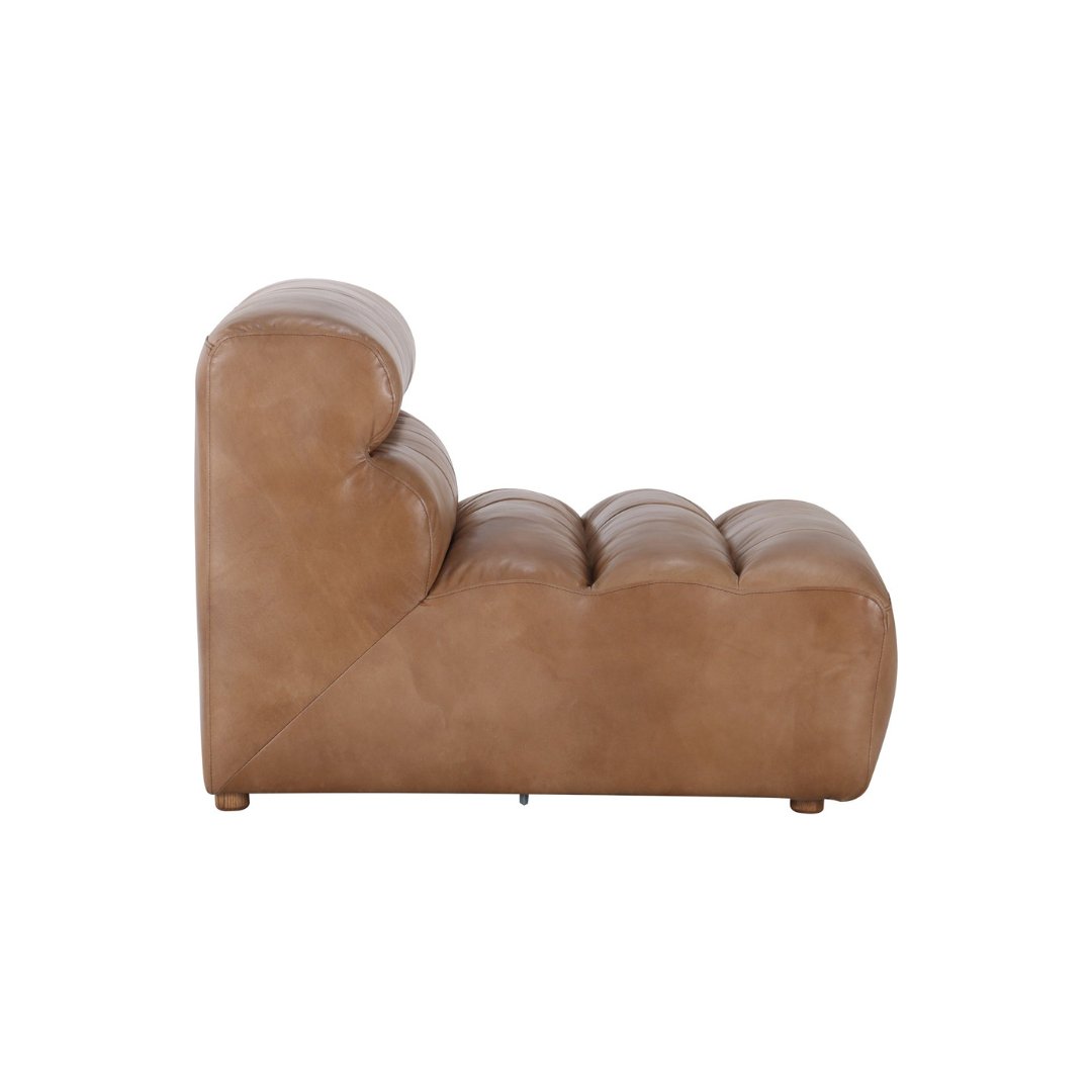 Rainor Leather Slipper Chair - Slipper Chairs - Hello Norden