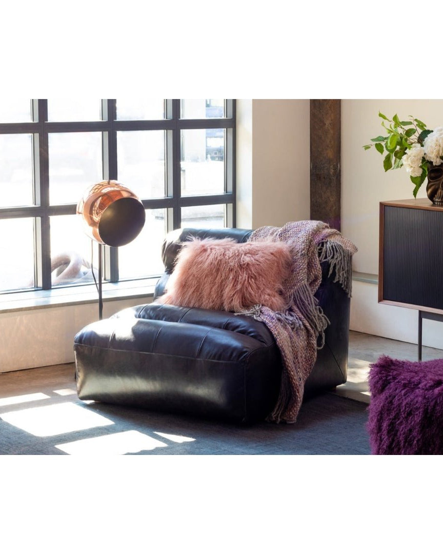 Rainor Leather Slipper Chair - Slipper Chairs - Hello Norden