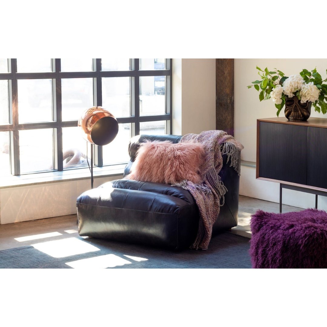 Rainor Leather Slipper Chair - Slipper Chairs - Hello Norden