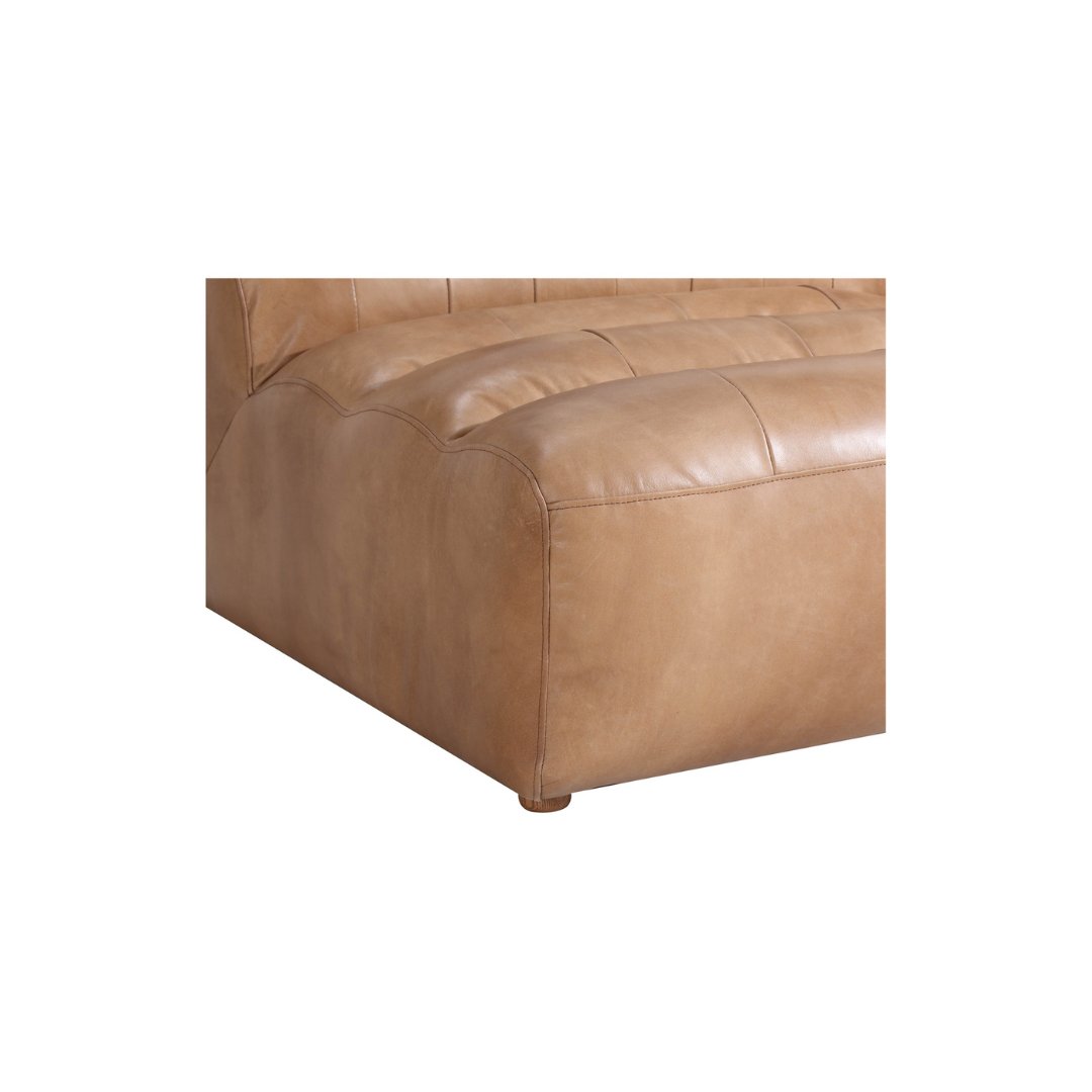 Rainor Leather Slipper Chair - Slipper Chairs - Hello Norden