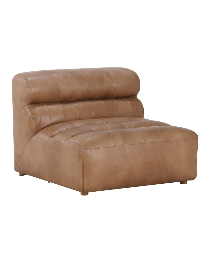 Rainor Leather Slipper Chair - Slipper Chairs - Hello Norden