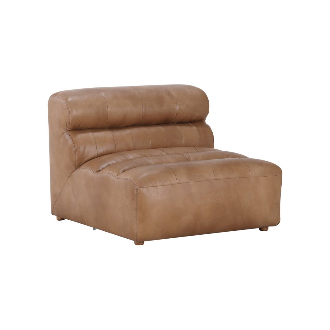 Rainor Leather Slipper Chair - Slipper Chairs - Hello Norden