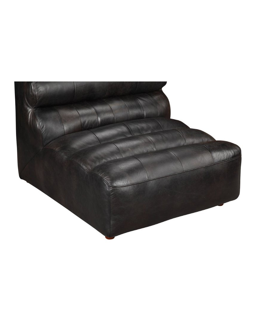 Rainor Leather Slipper Chair - Slipper Chairs - Hello Norden