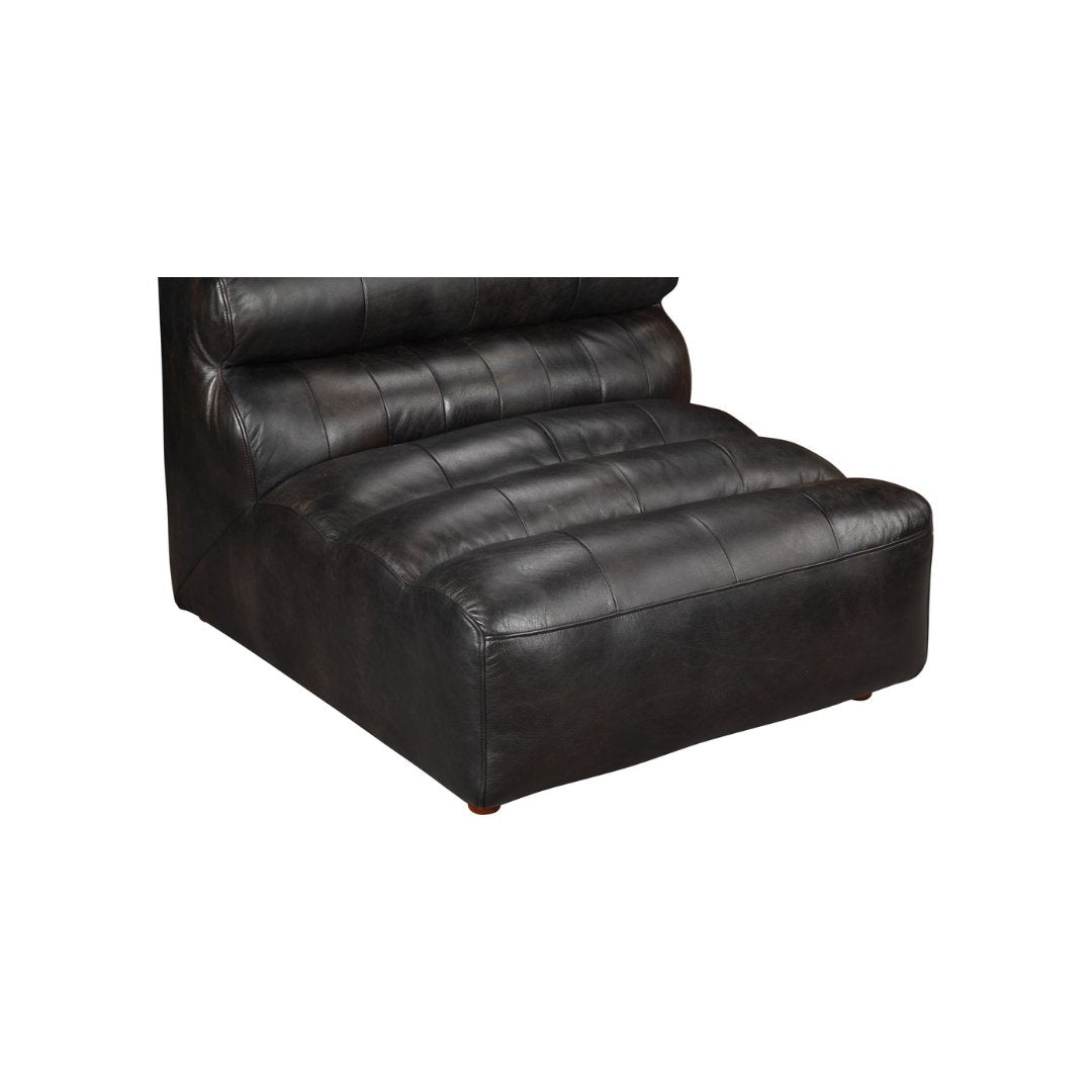 Rainor Leather Slipper Chair - Slipper Chairs - Hello Norden
