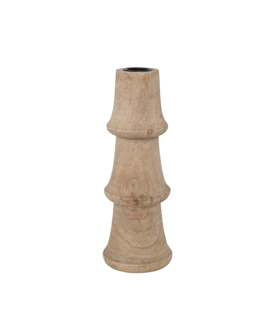 Skog Mango Wood Taper Candle Holder - Candle Holders - Hello Norden