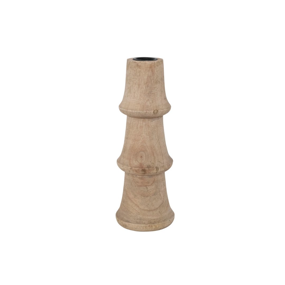 Skog Mango Wood Taper Candle Holder - Candle Holders - Hello Norden