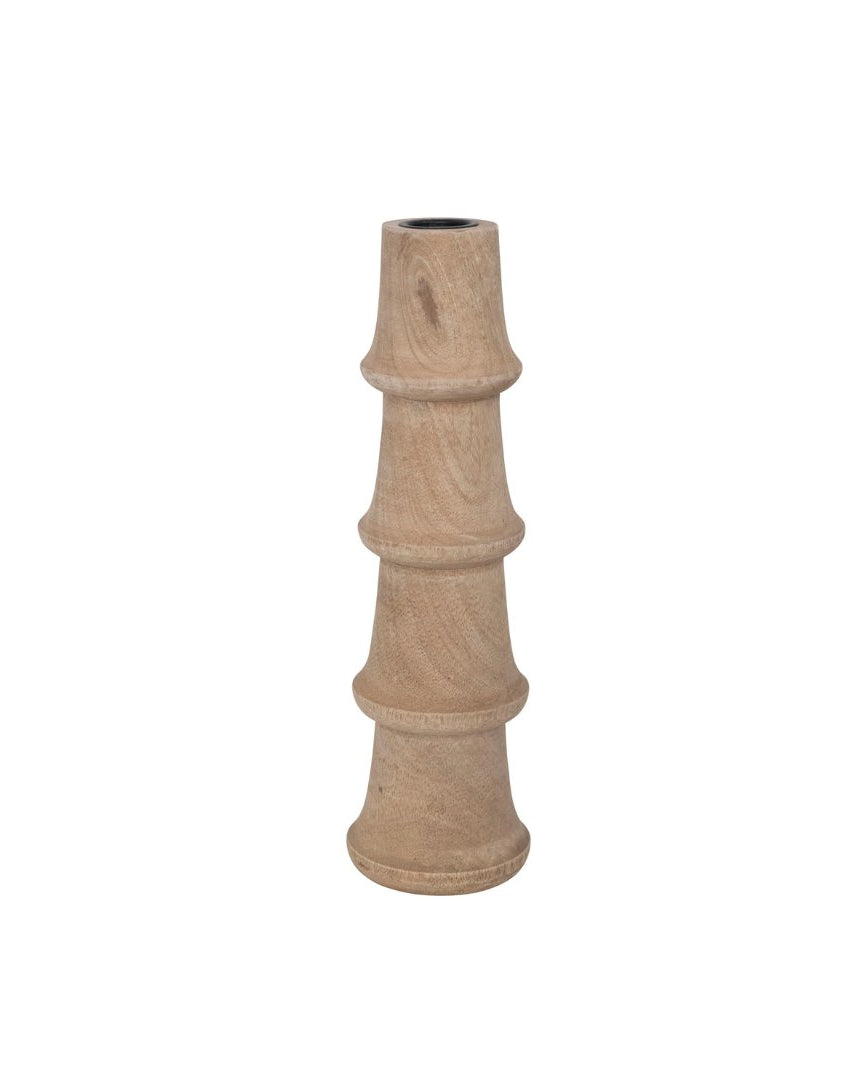 Skog Mango Wood Taper Candle Holder - Candle Holders - Hello Norden