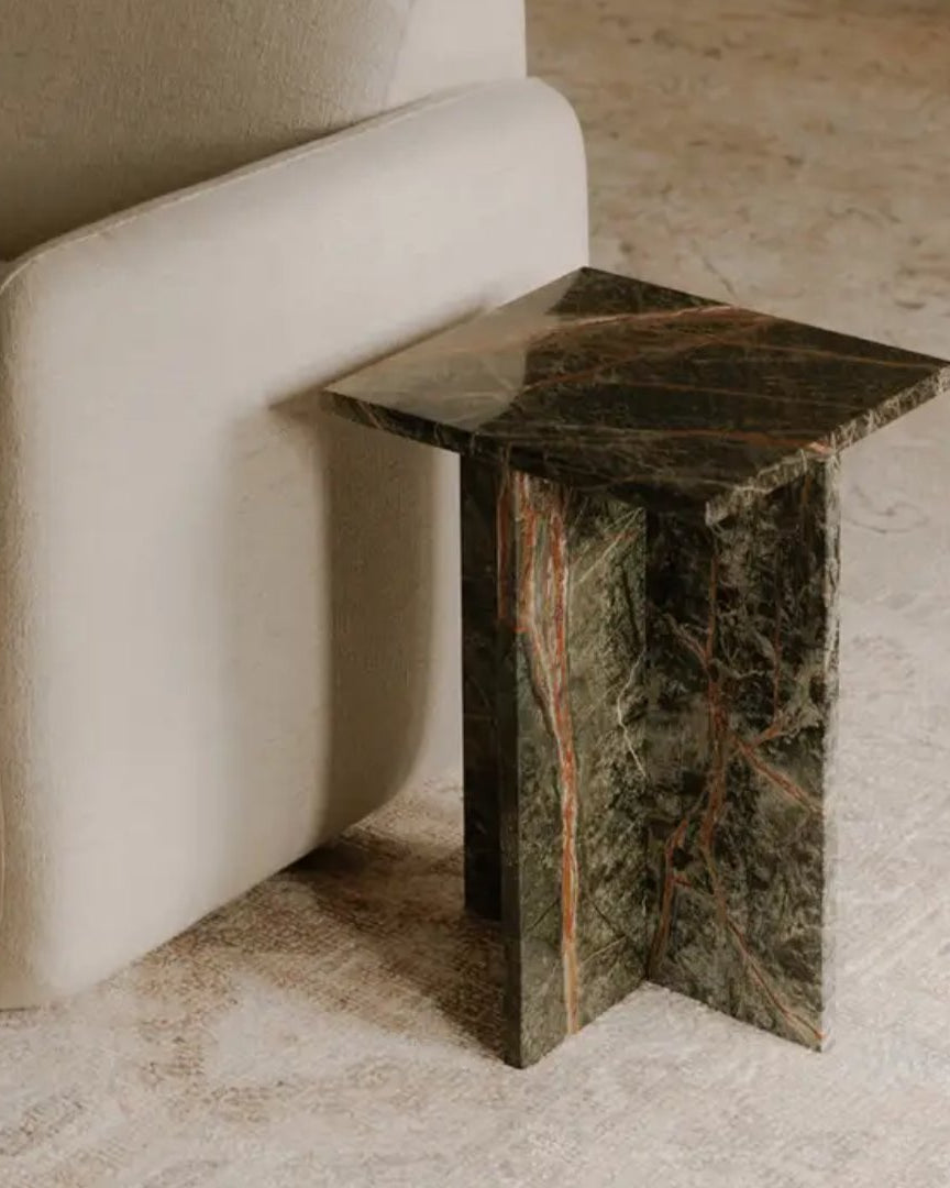 Wayde Marble Side Table - Side Tables - Hello Norden