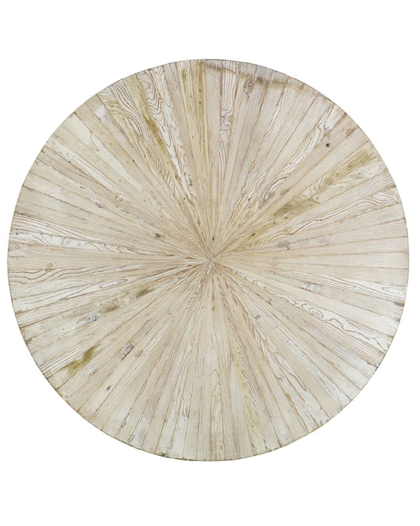 Starburst Round Bleached Wood Dining Table - Tables - Hello Norden