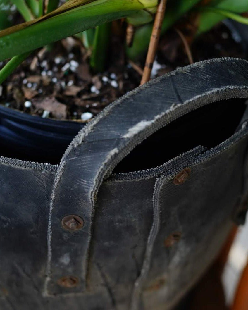 Vintage Tire Coal Bucket - Planters & Pots - Hello Norden