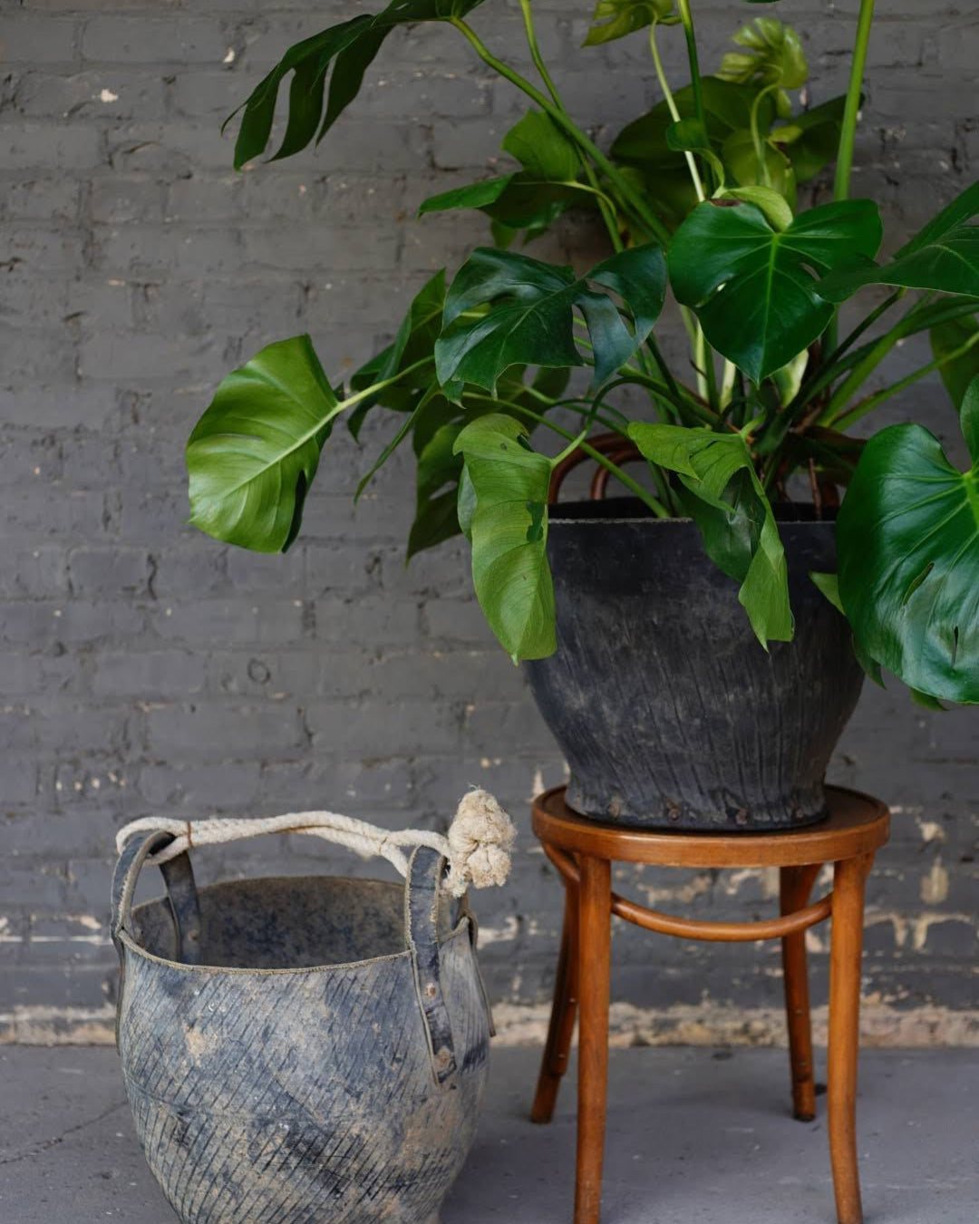 Vintage Tire Coal Bucket - Planters & Pots - Hello Norden