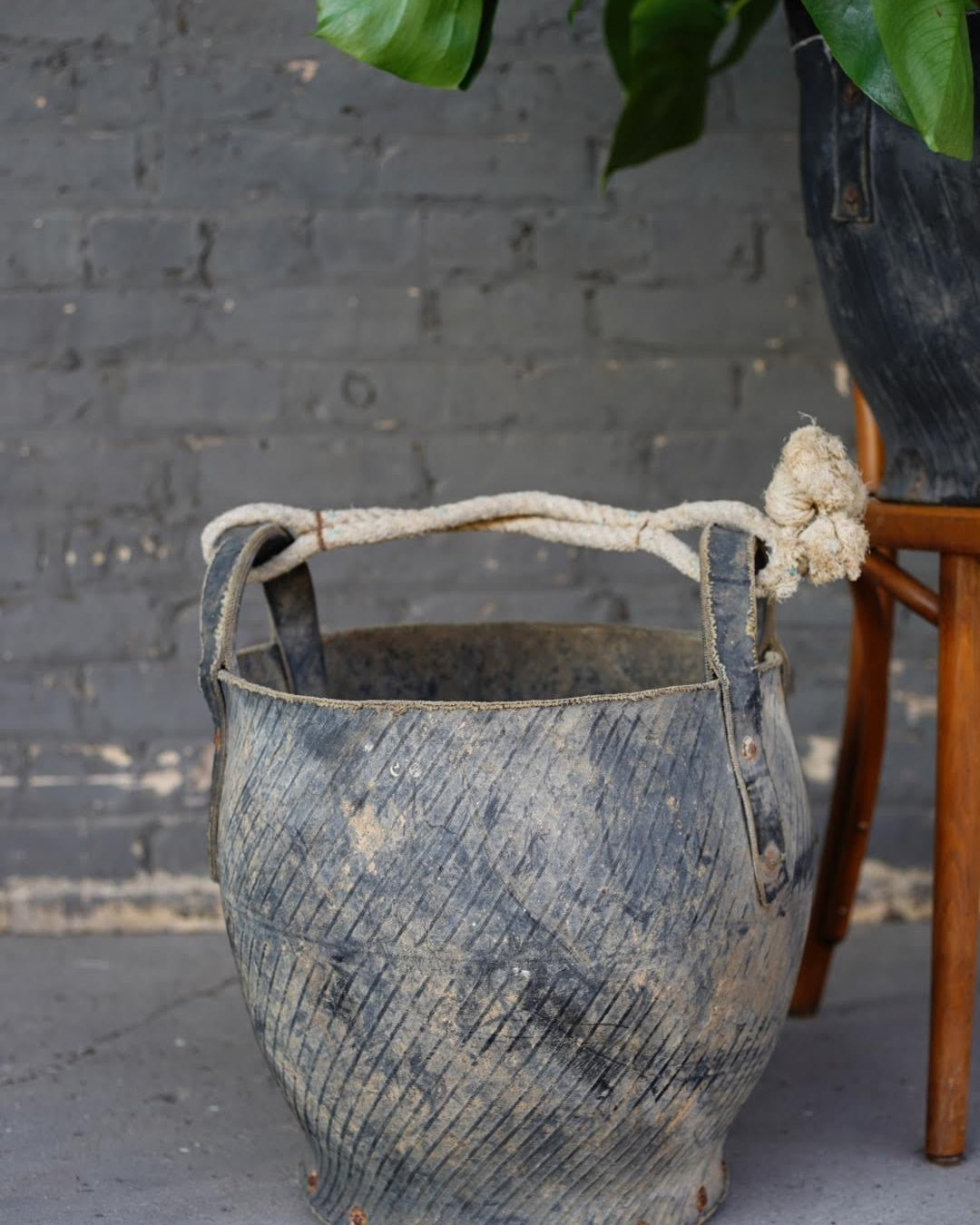 Vintage Tire Coal Bucket - Planters & Pots - Hello Norden