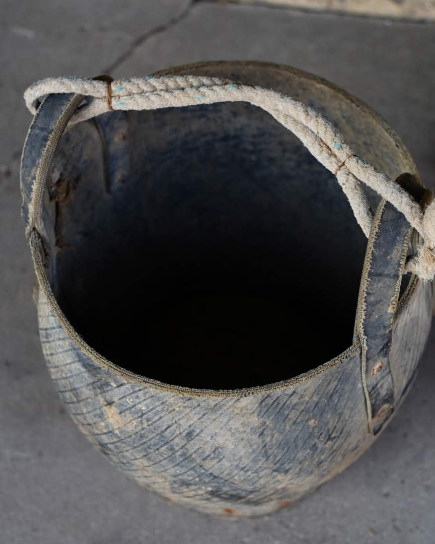 Vintage Tire Coal Bucket - Planters & Pots - Hello Norden