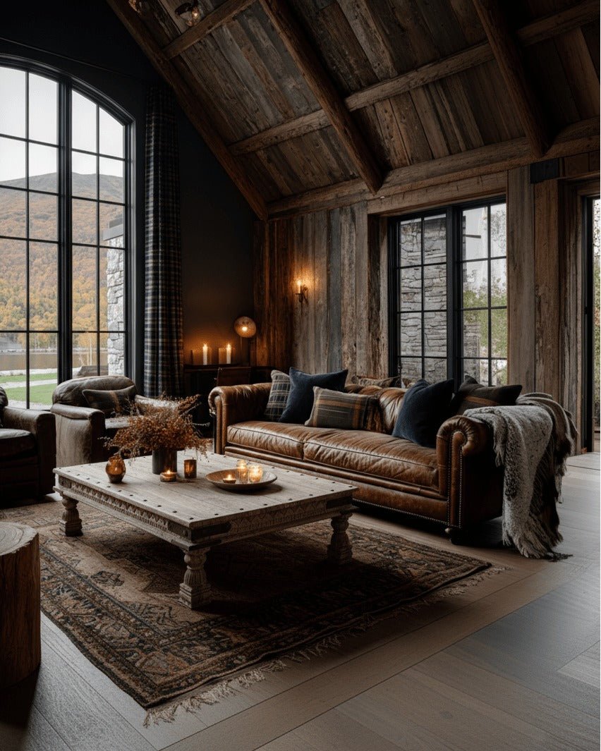 How to Build a Living Room Around a Reclaimed Coffee Table - Hello Norden